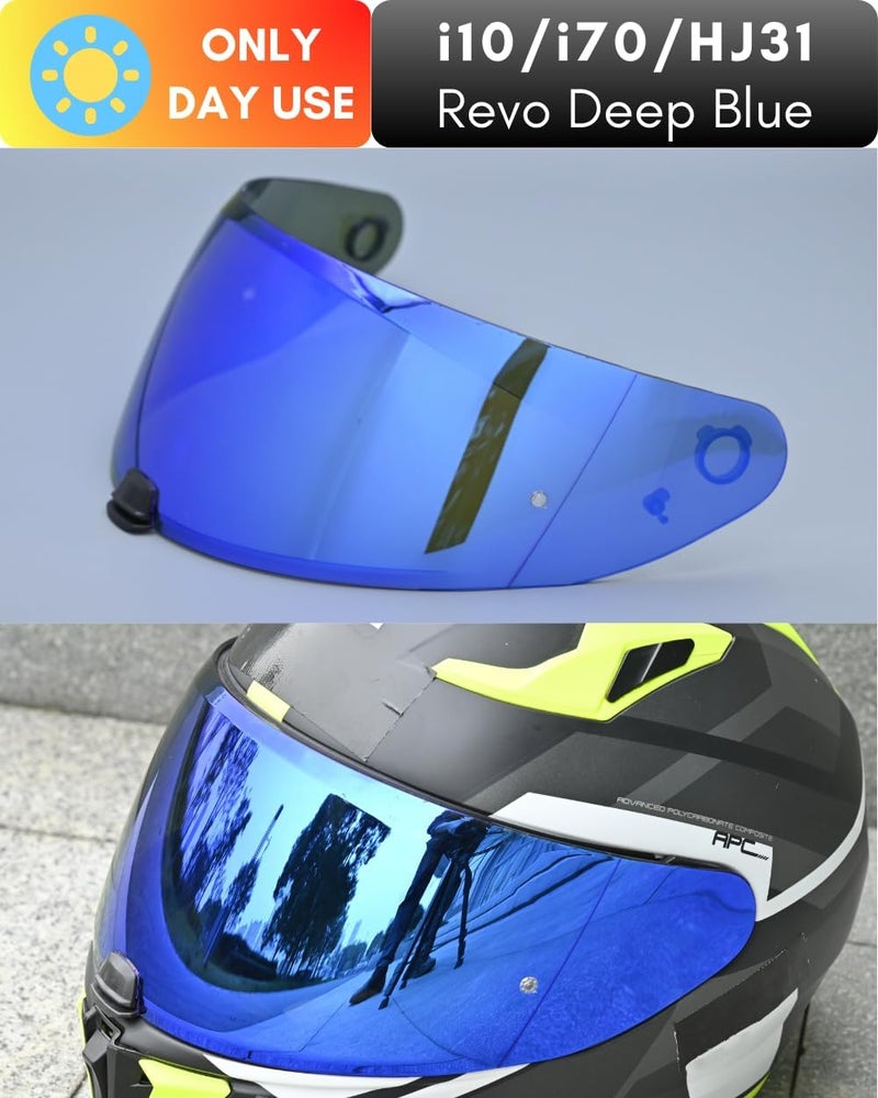 Logto Replacement Motorcycle Helmet Shield for I10 I70 HJ-31 Helmet Visor Shield Anti-Scratch Wearproof Windproof Universal Helmet Accessories - Image 4